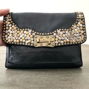 Campomaggi Clutch Crossbody Studded Bag